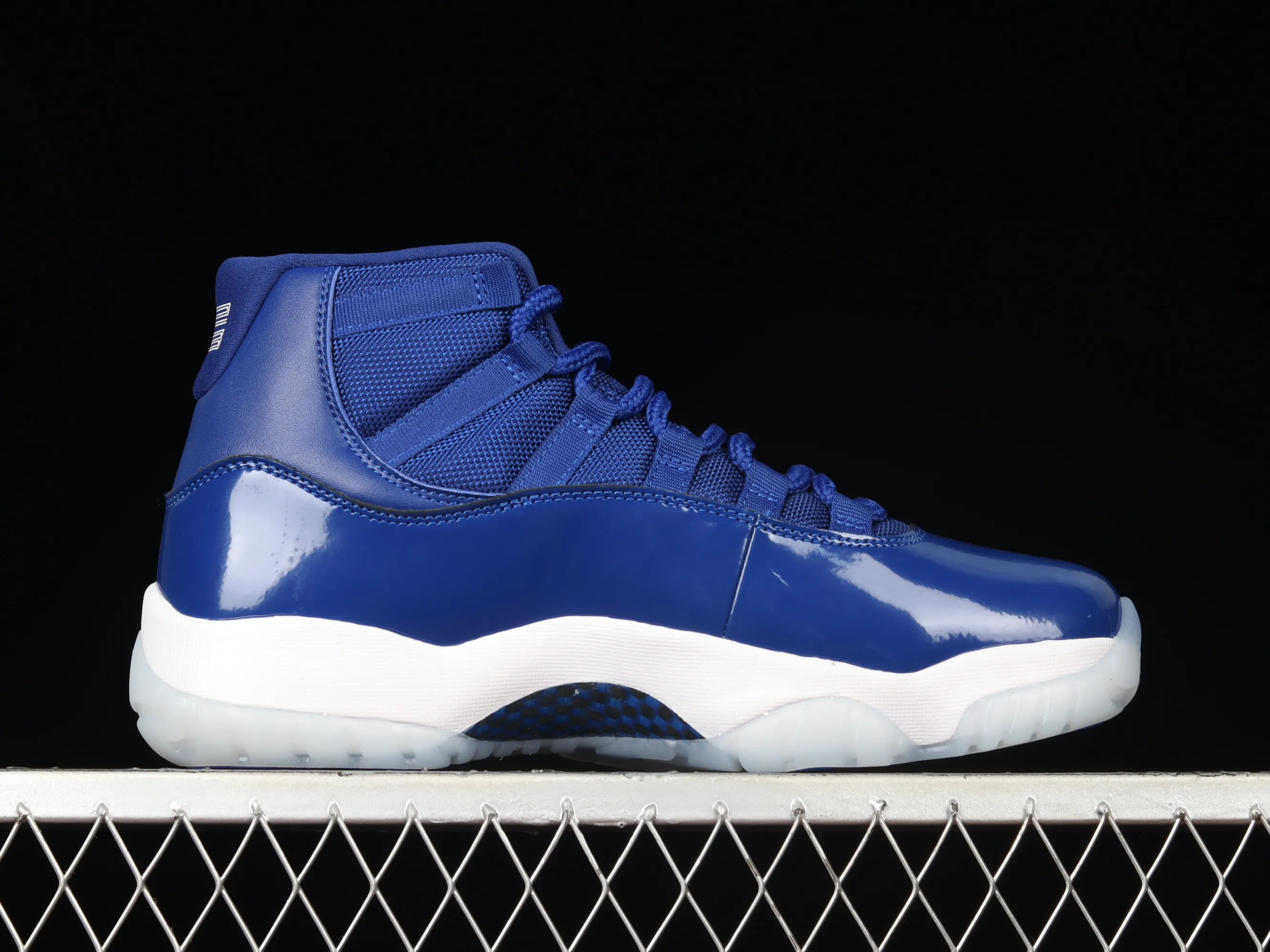 All categories Air Jordan Jordan series basketball shoes Air Jordan 11 pure original version Air Jordan 11 "Navy Blu" AJ11 Joe 11 navy blue high-top basketball shoes AT7802-115